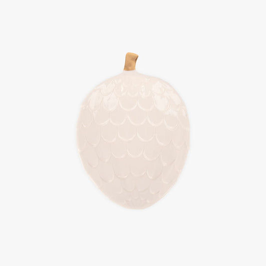 Pomme de pin décorative beige 18cm NEW BRIGHT 