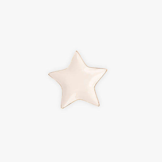 Étoile décorative blanche 13cm NEW BRIGHT