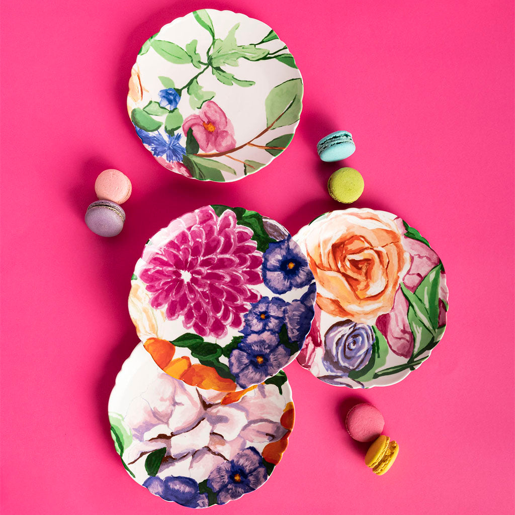 Plato de postre dhalia d21cm MARIE