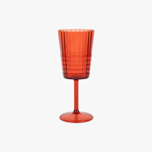 Copo de Pé Alto Coral 380ml PICOS