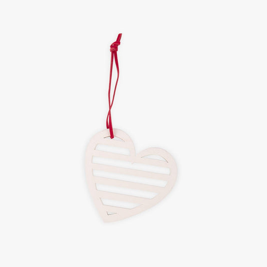 Enfeite de Natal Coração Branco CRAFT