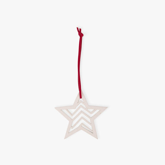 Enfeite de Natal Estrela Branca CRAFT