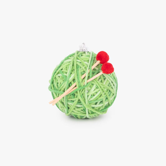 Adorno navideño ovillo de lana COZY 
