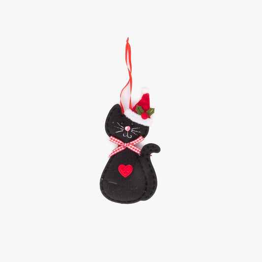 Enfeite de Natal Gato Preto COZY