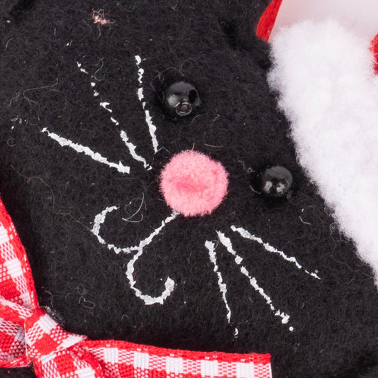 Enfeite de Natal Gato Preto COZY