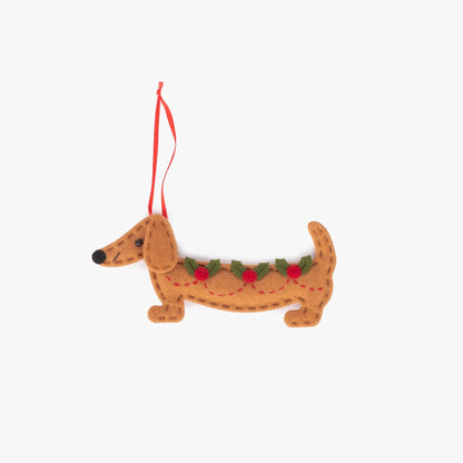 Adorno navideño perro COZY