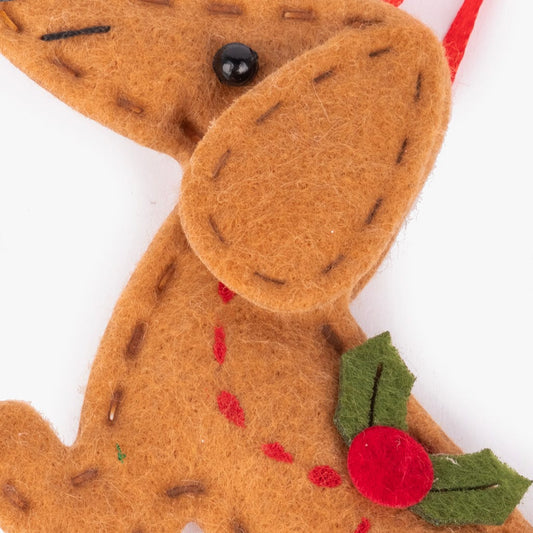 Adorno navideño perro COZY