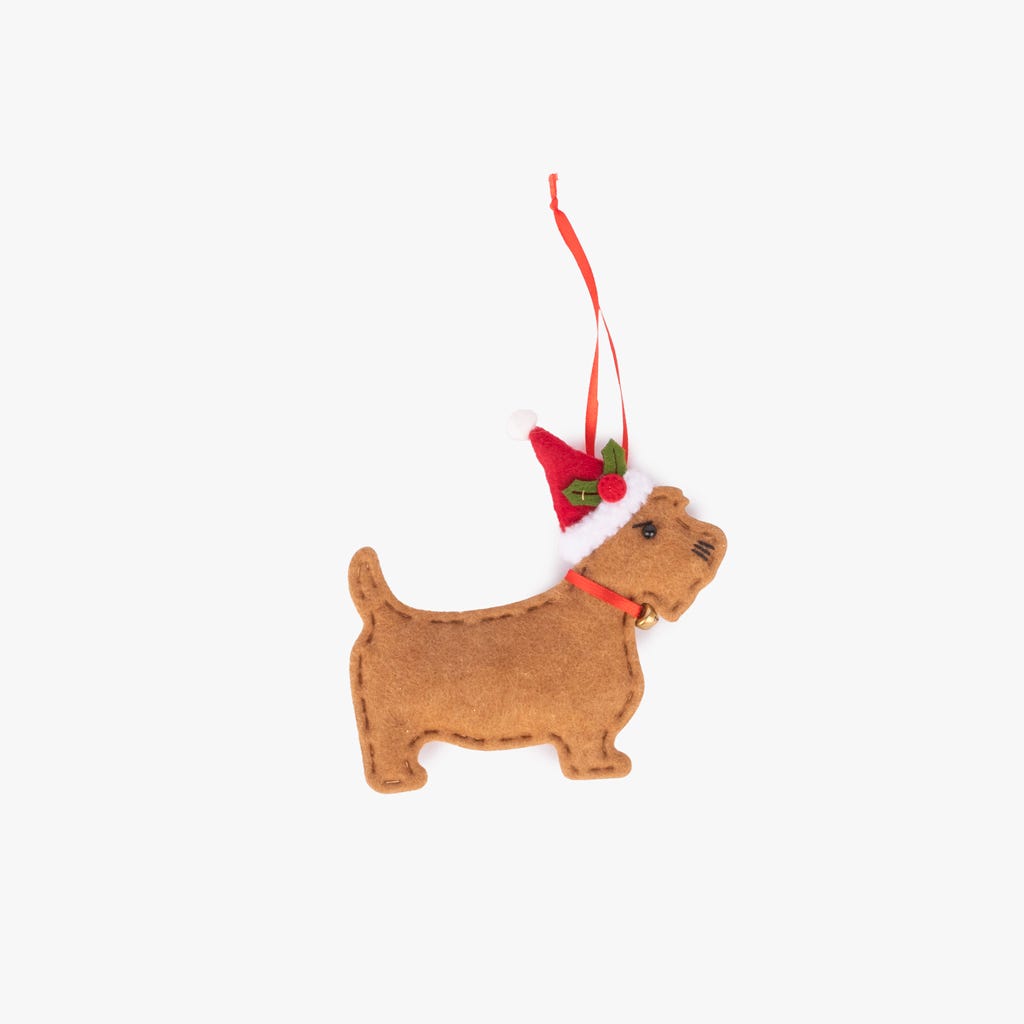 Enfeite de Natal Cão COZY