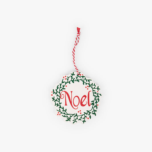 Ornement de couronne noel KITSCH