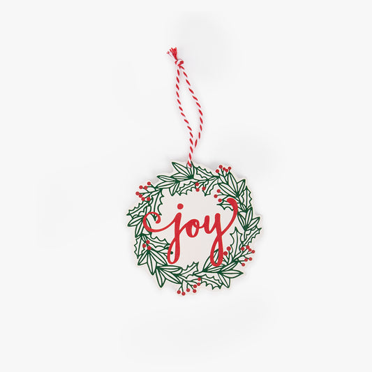 Ornement de couronne joy KITSCH
