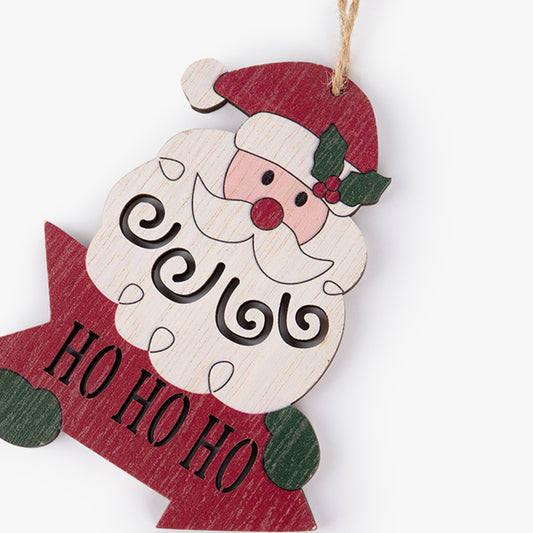 Ornement du Père Noël avec flèche KITSCH