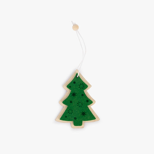 Ornement d'arbre de Noël vert KITSCH