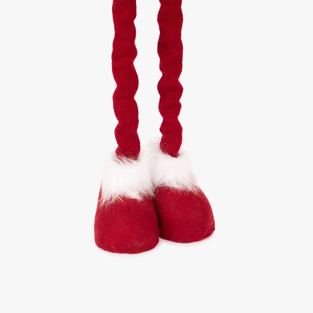 Elfe rouge avec chapeau à carreaux 81cm COZY