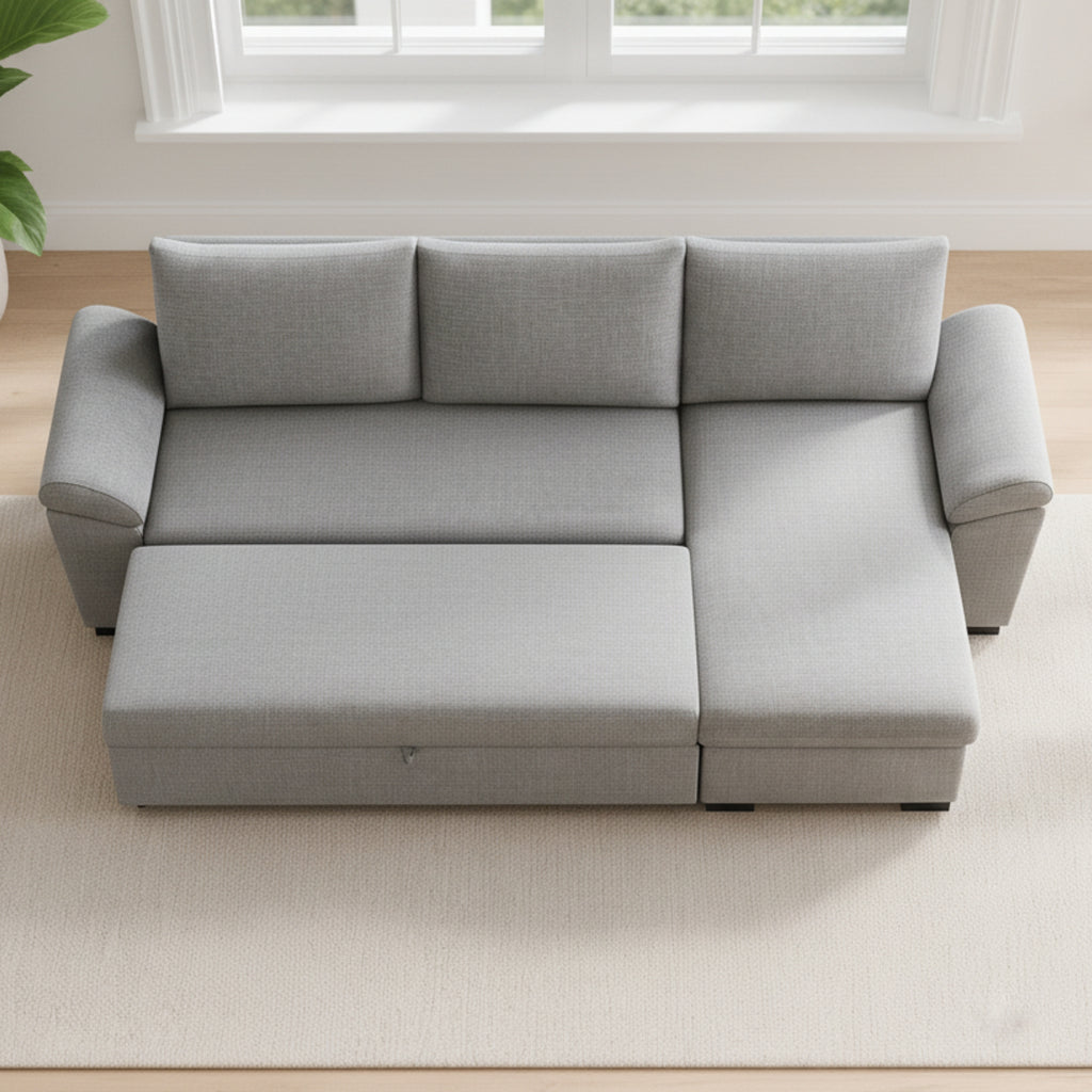 Canapé-lit 3 places avec chaise longue - Portman