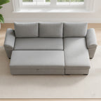 Sofá Cama com Chaise Longue Reversível e Arrumação PORTMAN