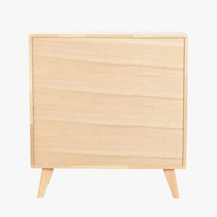 Aparador Natural 1 Puerta 3 Cajones 73,5x35x78