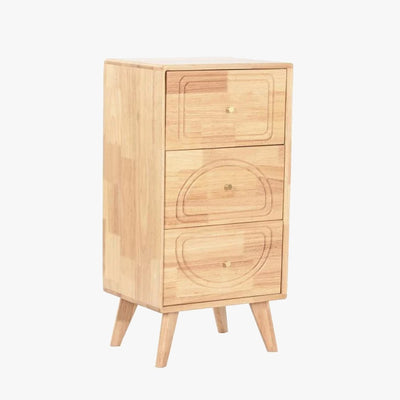 Natural Chest of Drawers 3 Drawers 40x30x78