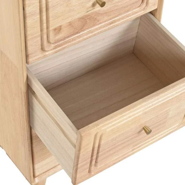 Natural 4-Drawer Chest 40x30x98