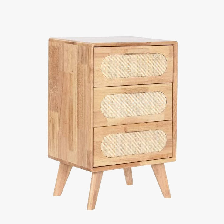 Rattan Chest of Drawers with 3 Drawers 40x30x63