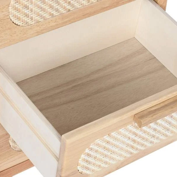 Rattan Chest of Drawers with 3 Drawers 40x30x63