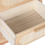 Rattan Chest of Drawers with 3 Drawers 40x30x63