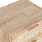 Rattan Chest of Drawers with 3 Drawers 40x30x63