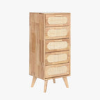 Rattan Chest of Drawers with 5 Drawers 40x30x93