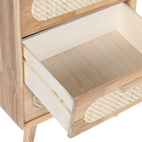 Rattan Chest of Drawers with 5 Drawers 40x30x93