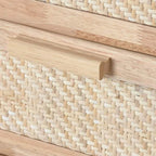 Rattan Chest of Drawers with 5 Drawers 40x30x93