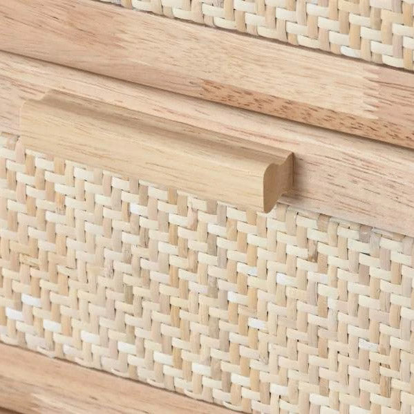 Rattan Chest of Drawers with 5 Drawers 40x30x93