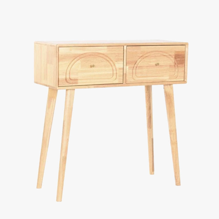 Natural 2-Drawer Console 80.5x30x80