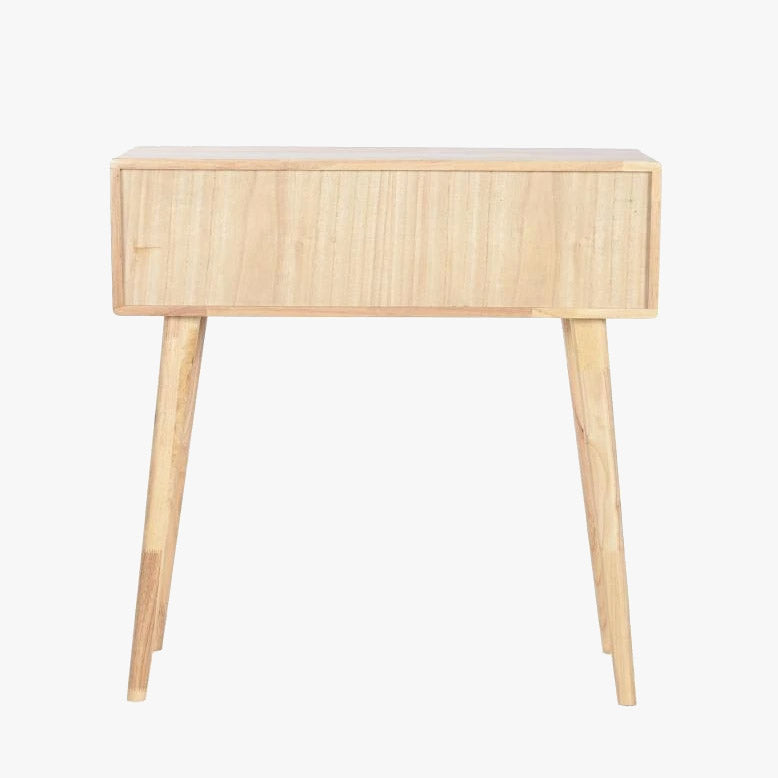 Natural 2-Drawer Console 80.5x30x80