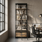 Estante Escadote 75x47x220 cm