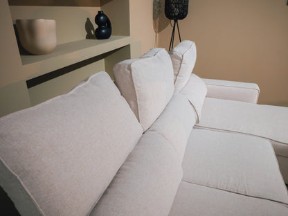 Sofá - Cama 4 Lugares com Chaise Longue Reversível e Arrumação - HarperC1536BFSRG8242_C24