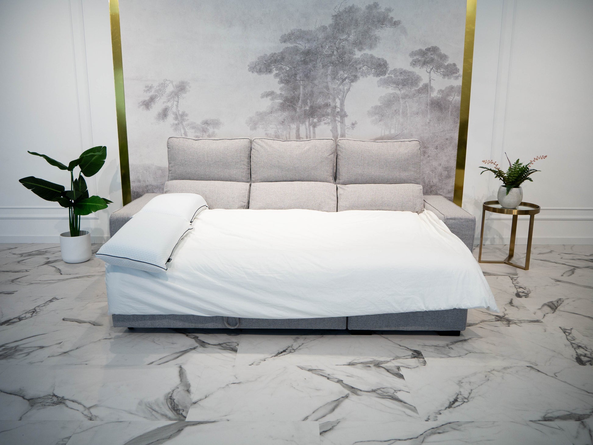 Sofá - Cama 4 Lugares com Chaise Longue Reversível e Arrumação - HarperC1536BFSRG8211_C24