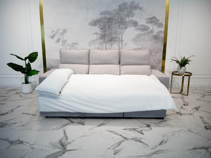 Sofá - Cama 4 Lugares com Chaise Longue Reversível e Arrumação - HarperC1536BFSRG8211_C24