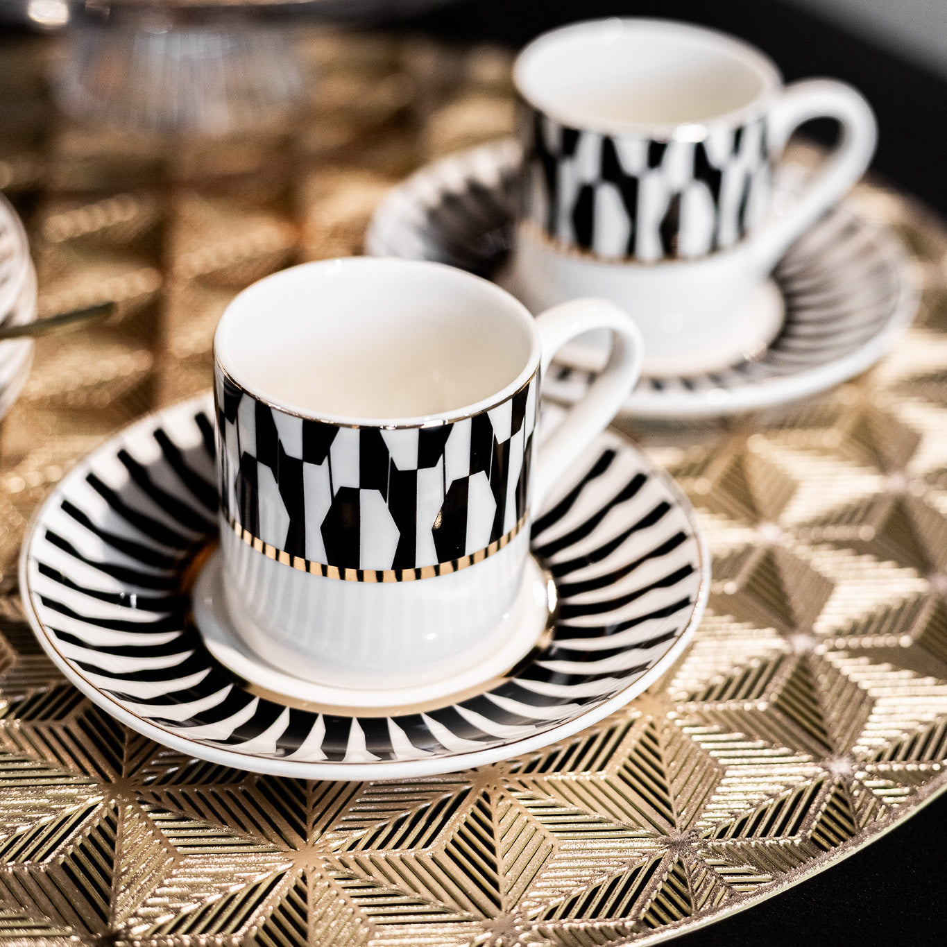 6 Coffee cups BLACK CAT