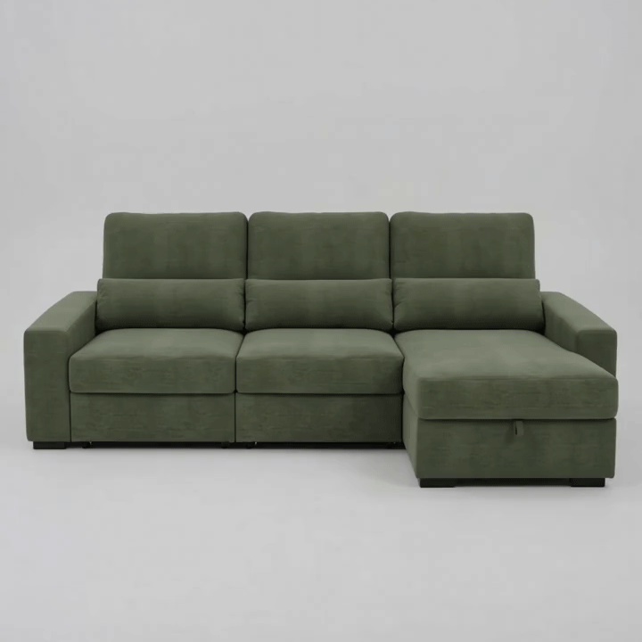 KEEN Chaise Longue Sofa with Storage