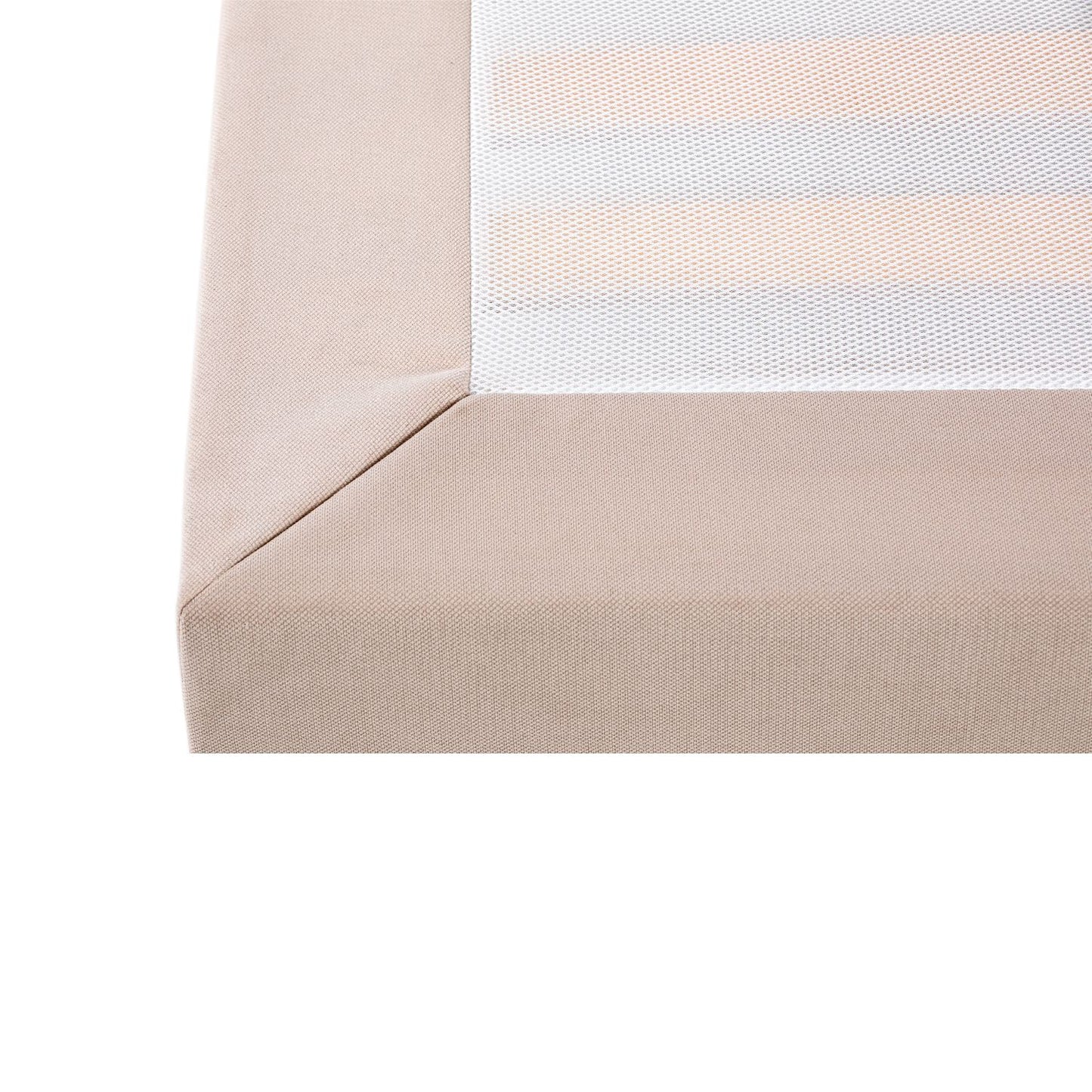 Sommier estofado cinza Levi