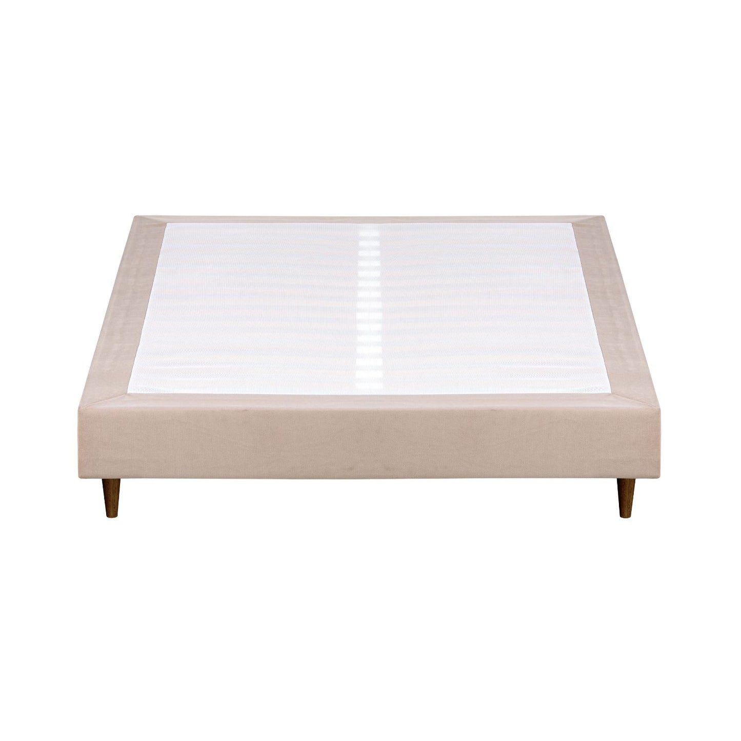 Sommier estofado cinza Levi