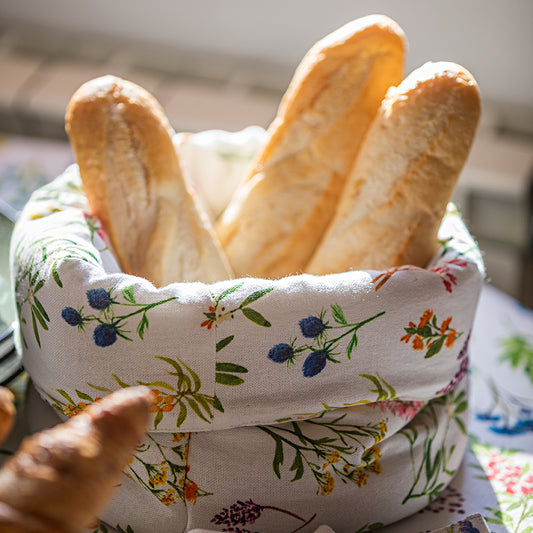 Bread basket cotton flowers GARDEN MEMORIES