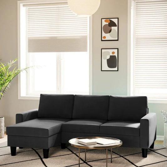 Sofá 3 Lugares com Chaise Longue Reversível - FoxC1032BSSRG2212_C24