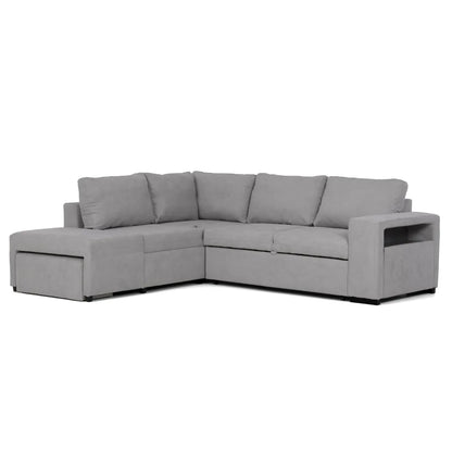 Sofá - cama de canto de 4 lugares com puff e arrumação extra – ZurieC999AFSRG3810_C24