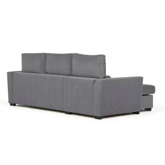 Sofá - Cama 3 Lugares com Chaise Longue Reversível e Encosto Reclinável - OliverC1009CFSRC1719_C24