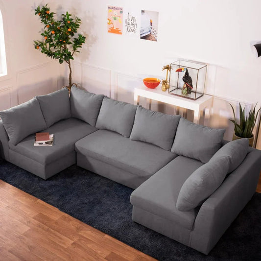Sofá Modular 6 Lugares - GaelC731ABSRAG3811_C24