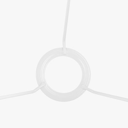 Abatjour Drum em Algodão Branco D30cm - Gato Preto