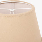 Abatjour Drum em Linho Bege D15cm - Gato Preto
