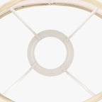 AbatJour Oval em Seda Bege D20,5cm - Gato Preto