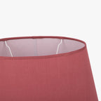 AbatJour Oval em Seda Vermelho Dcm - Gato Preto