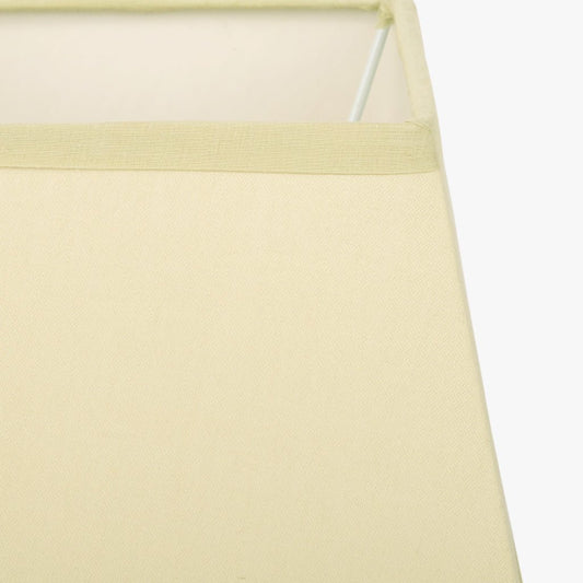 AbatJour Quadrado em Seda Bege - Gato Preto